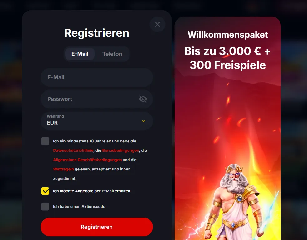 Yep Casino Registrierung 2026 – jetzt anmelden, 50 Freispiele No Deposit sichern & Willkommensbonus