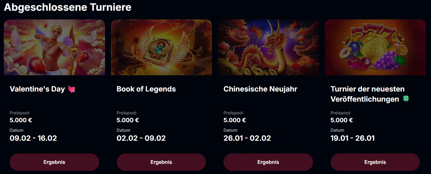 Yep Casino Turniere 2026 – spannende Slot-Turniere mit großen Preispools und Ranglisten